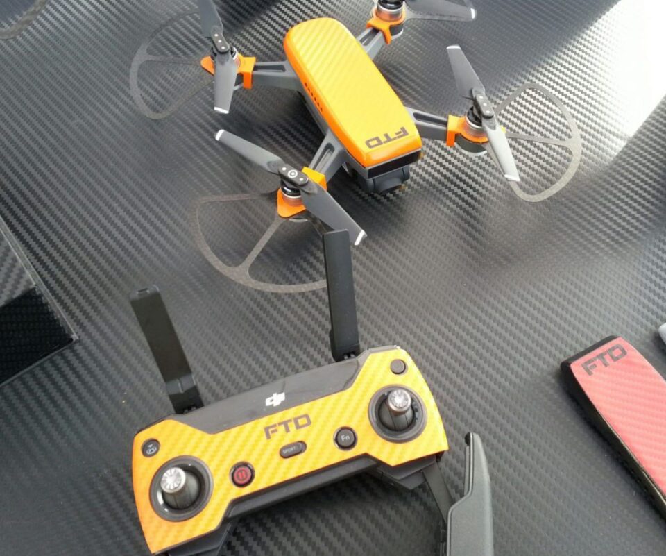 Il progetto di alleggerimento del DJI SPARK fu curato da una delle aziende leader del setore