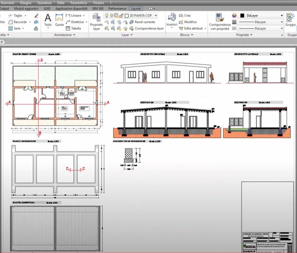 Ciao, benvenuta/o o bentornata/o su StaticaFacile, in queste cinque lezioni spiego come come eseguire l'Impaginazione del progetto con Autocad.